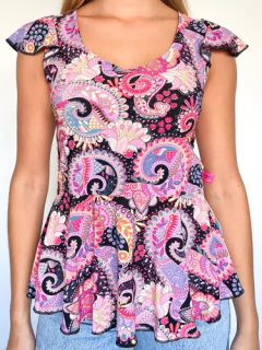 Blusa CLASSIC PRINT - Florencia Casarsa