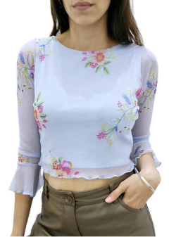 Top BRUNA MANGA LARGA - tienda online
