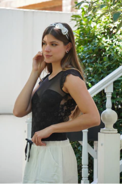 Vincha PERLAS STRASS - comprar online