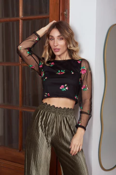 Blusa FRIDA BORDADA - Florencia Casarsa