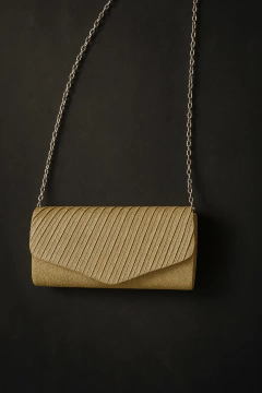 Cartera BRILLO PLISADA - Florencia Casarsa