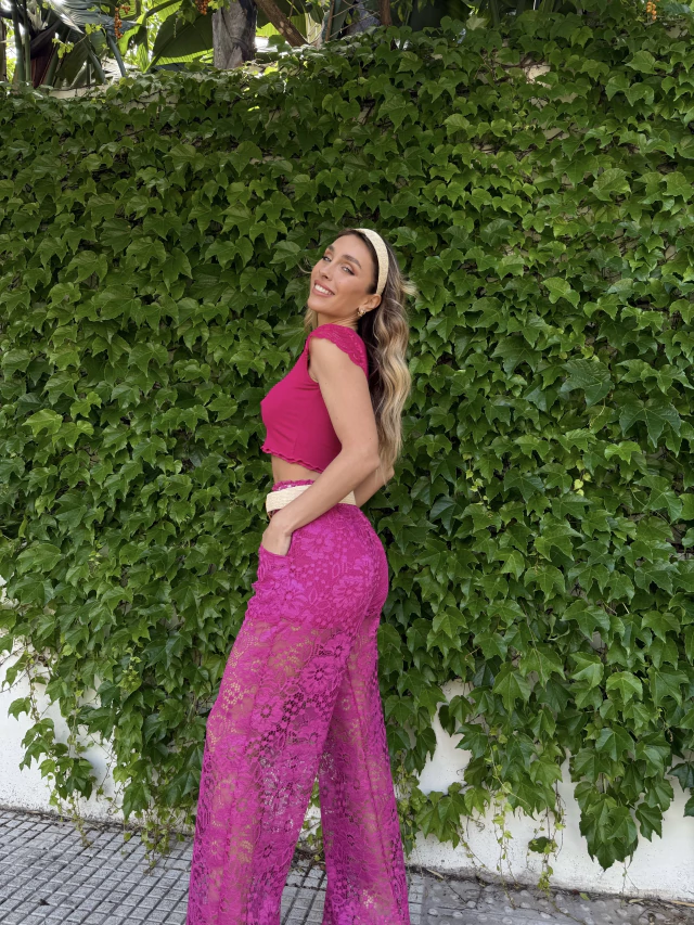 Palazzo Classic LACE fucsia — imagen 2