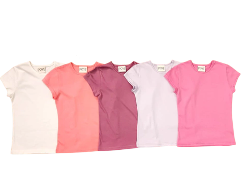 Pack Remeras de Nena de Algodón x 3