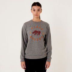 BUZO AFI UNISEX GRIS MELANGE