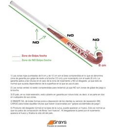 PALO GRAYS GX1000 36.5" 100% VIDRIO PINK - comprar online