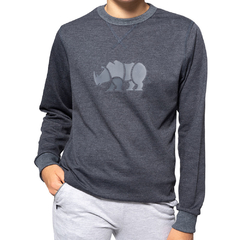 BUZO VLACK WORCESTER UNISEX GRIS TOPO