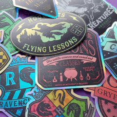 Stickers vinilicos Holográficos - HARRY POTTER - comprar online