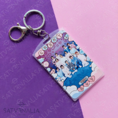 Porta SUBE llavero Seventeen grupal