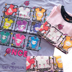 Remera Rosa Lovelys - Twice