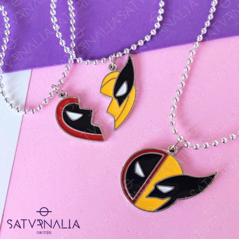 Collares Deadpool Wolverine - Marvel
