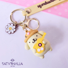 Llavero hanger Pompompurin music - Sanrio