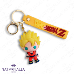 Llavero chibi Goku Sayain - Dragon Ball