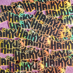Sticker holográfico Haikyuu - comprar online