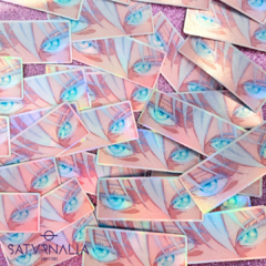Sticker holográfico Ojos Gojo - Jujutsu Kaisen - comprar online