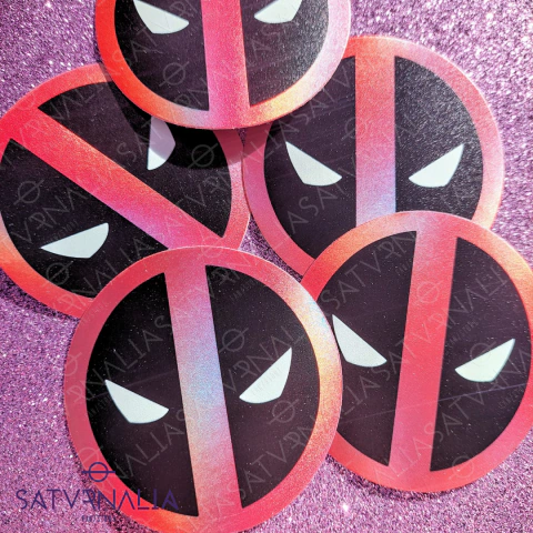 Sticker vinilico holográfico Deadpool - comprar online