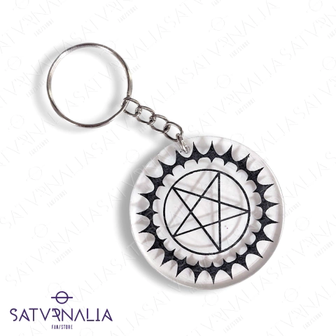 Llavero pentagrama Sebastian - Black Butler (Kuroshitsuji) - comprar online