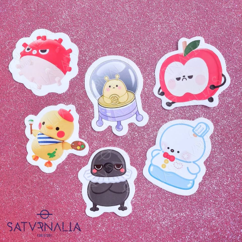 Stickers mascots Love and Deepspace - comprar online