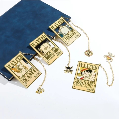 Señalador dorado One Piece - comprar online