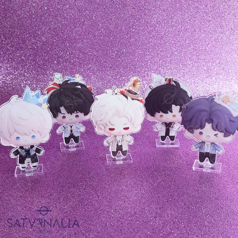 Standees Love and Deepspace Cumpleaños chibi - comprar online