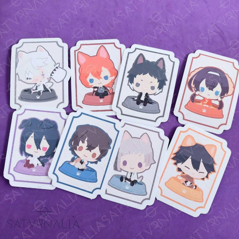 Stickers Bungo Stray Dogs chibi