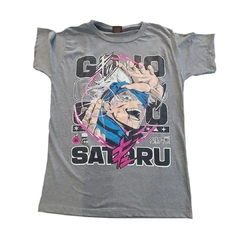 Remera Satoru Gojo color gris - Jujutsu Kaisen