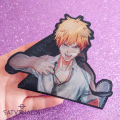 Stickers 3D lenticular Denji - Chainsaw Man - Saturnalia