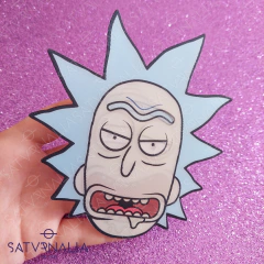 Stickers 3D lenticular Rick and Morty en internet