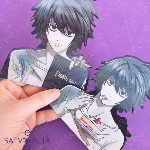 Stickers 3D lenticular L - Death Note - comprar online