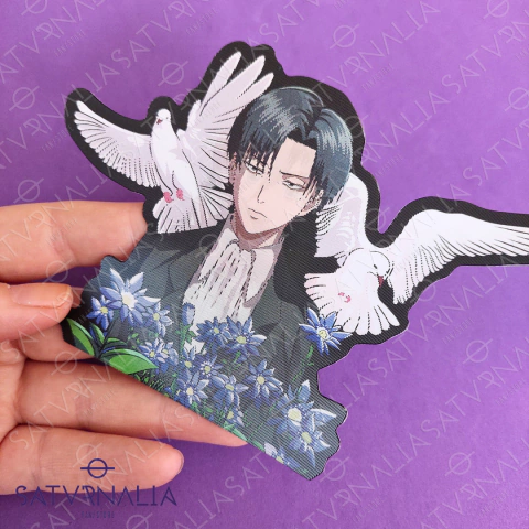 Stickers 3D lenticular Attack on Titan - comprar online