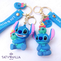 Llaveros Stitch con Skrump - Lilo y Stitch