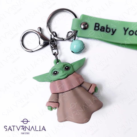 Llavero silicona Baby Yoda Grogu - The Mandalorian