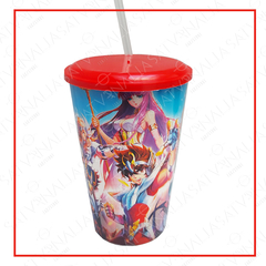 Vaso con sorbete Caballeros del Zodiaco (Saint Seiya)