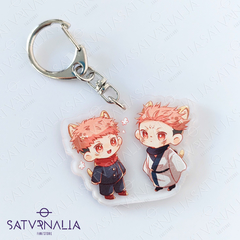 Llavero Itadori y Sukuna chibis - Jujustu Kaisen