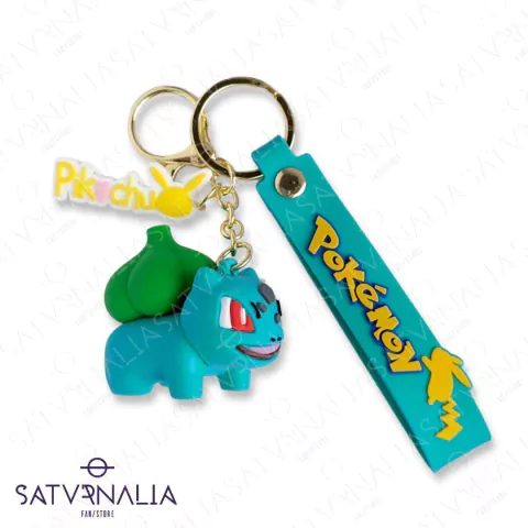 Llavero chibi Bulbasaur - Pokemon