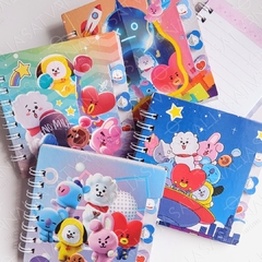 Mini anotadores BT21 - BTS