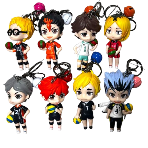 Llaveros gashapon Haikyuu