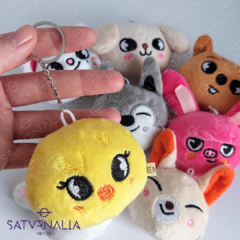 Llavero plush SKZOO carita Fanmade - Stray Kids