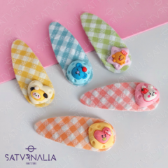 Hebilla cuadrillé BT21 - BTS