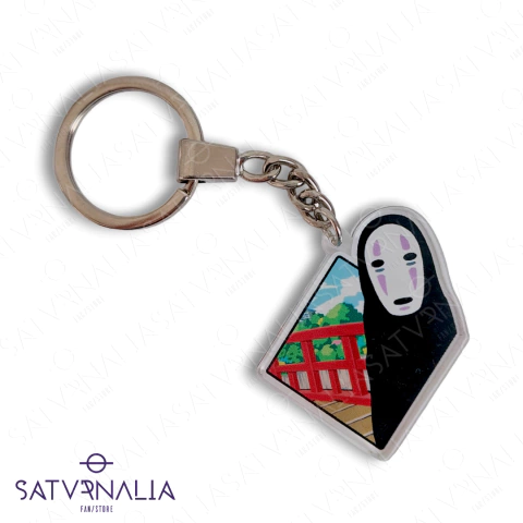 Llavero No-Face en puente (Kaonashi) - El viaje de Chihiro