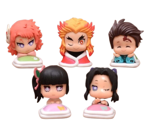 Figuras chibis mimidos - Demon Slayer