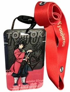 Porta SUBE con lanyard Tomioka - Demon Slayer