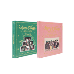 TWICE - 1st Repackage Album [ Merry & Happy ]