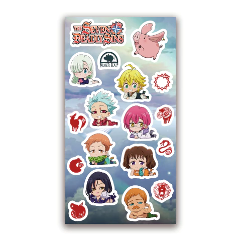 Stickers vinilicos Seven Deadly Sins (7 Pecados Capitales)