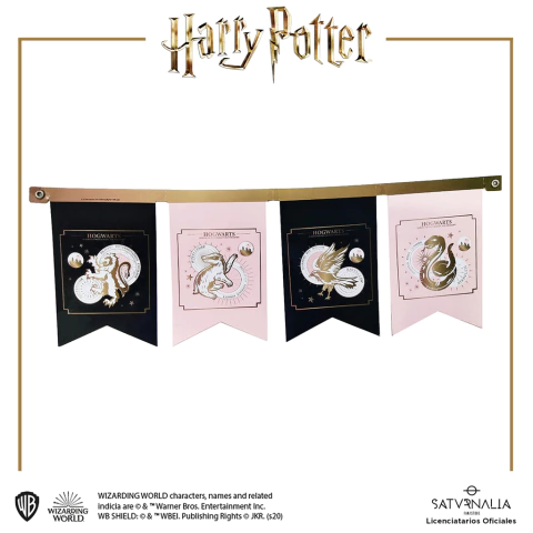 Banderines Escudos de las Casas - Celestial Gold - HARRY POTTER(TM) OFICIAL - comprar online