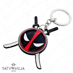 Llavero Deadpool Espadas