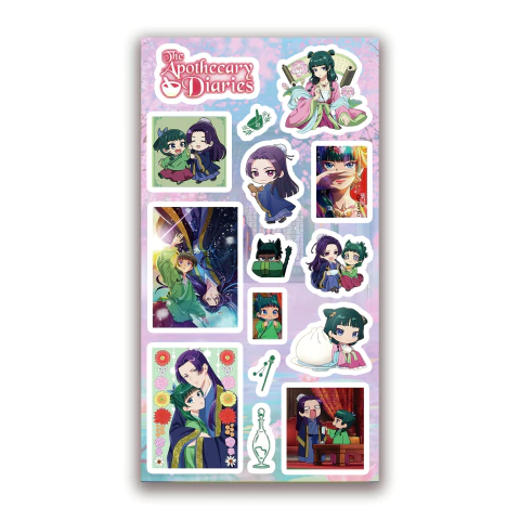 Stickers vinilicos Los diarios de la boticaria