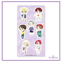 Stickers vinilicos IDOL TinyTan - BTS