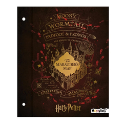Carpeta n3 para cordon o anillos Mapa del Merodeador - HARRY POTTER OFICIAL