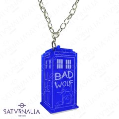 Collar Tardis Bad Wolf - Doctor Who