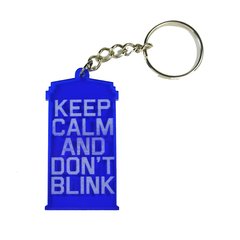 Llavero Keep calm and don't blink de Doctor Who